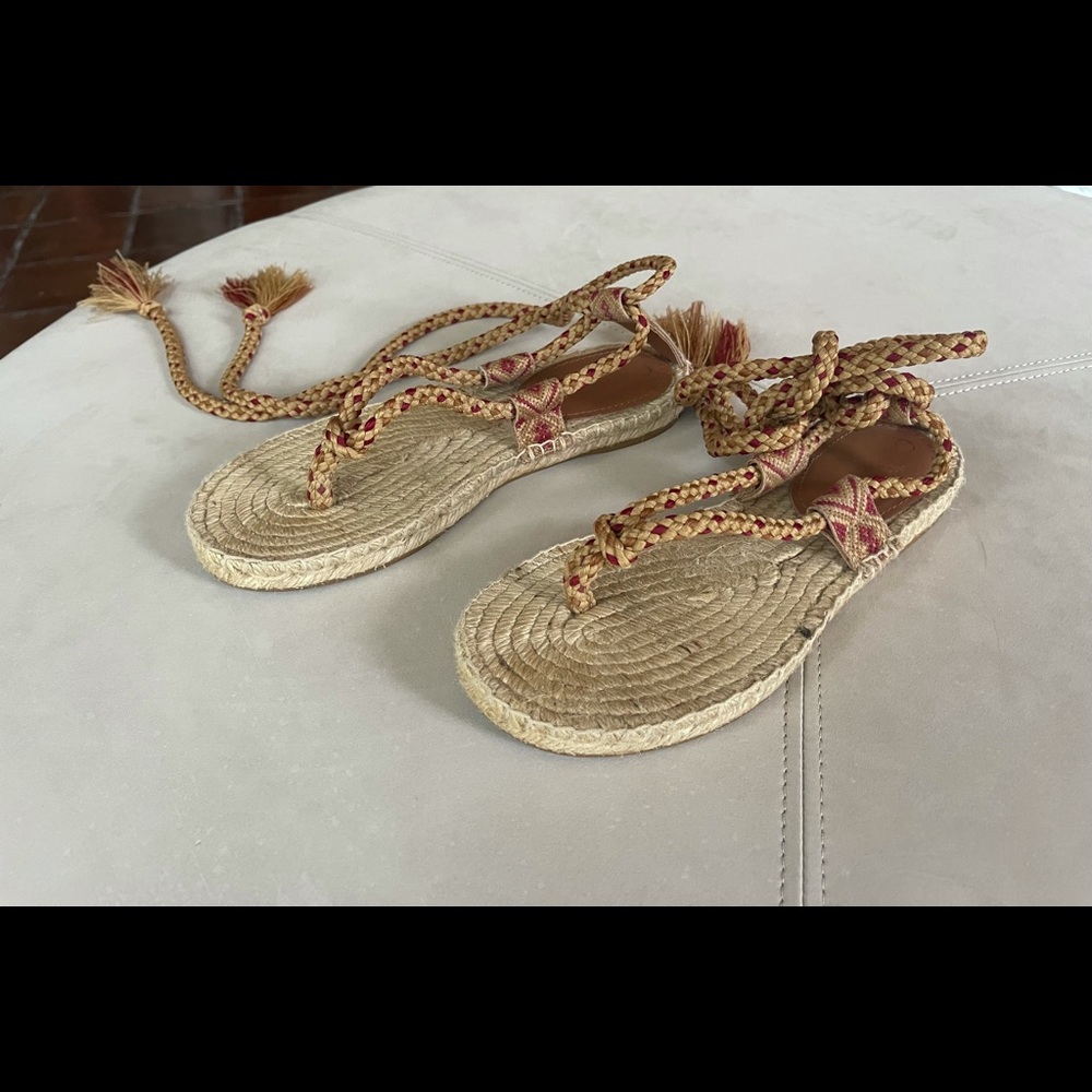 Christian Dior espadrilles wrap rope sandal - Picture 6 of 6